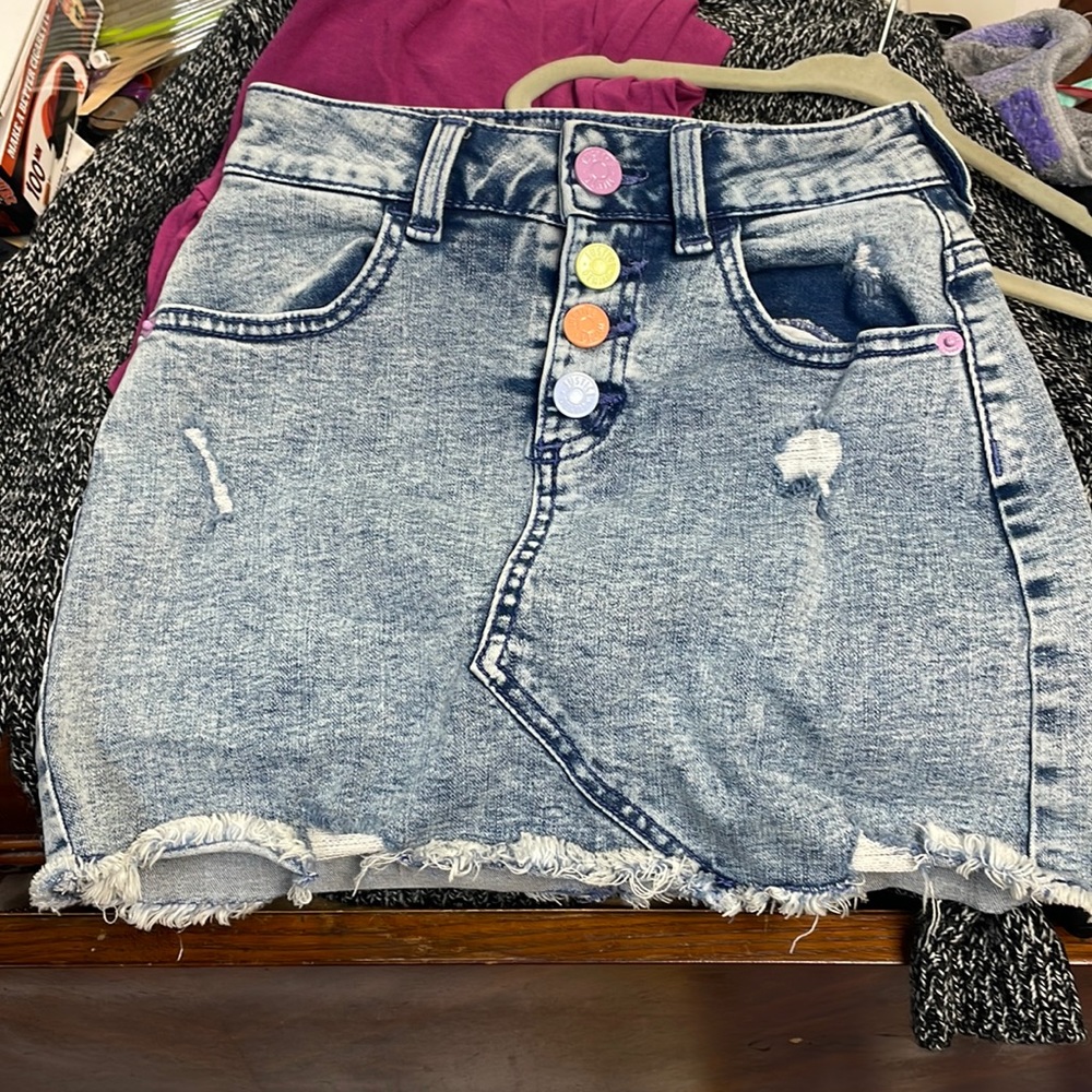Girls size 8 Jean skirt